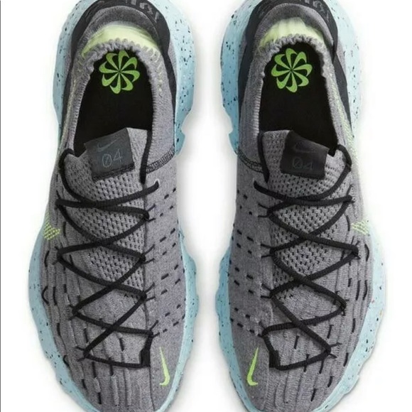Nike Space Hippie Retro 04 Grey Black Volt CZ6398 - Picture 6 of 10